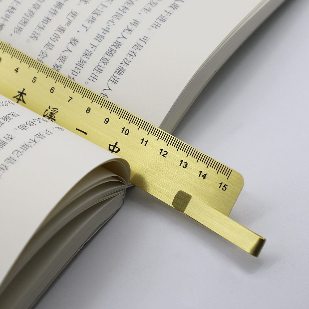夹子尺子书签