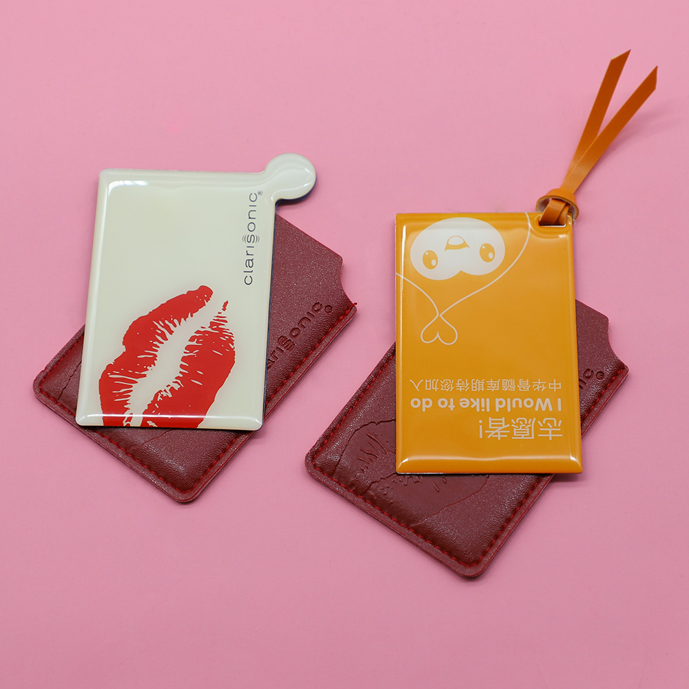 不锈钢滴胶化妆镜